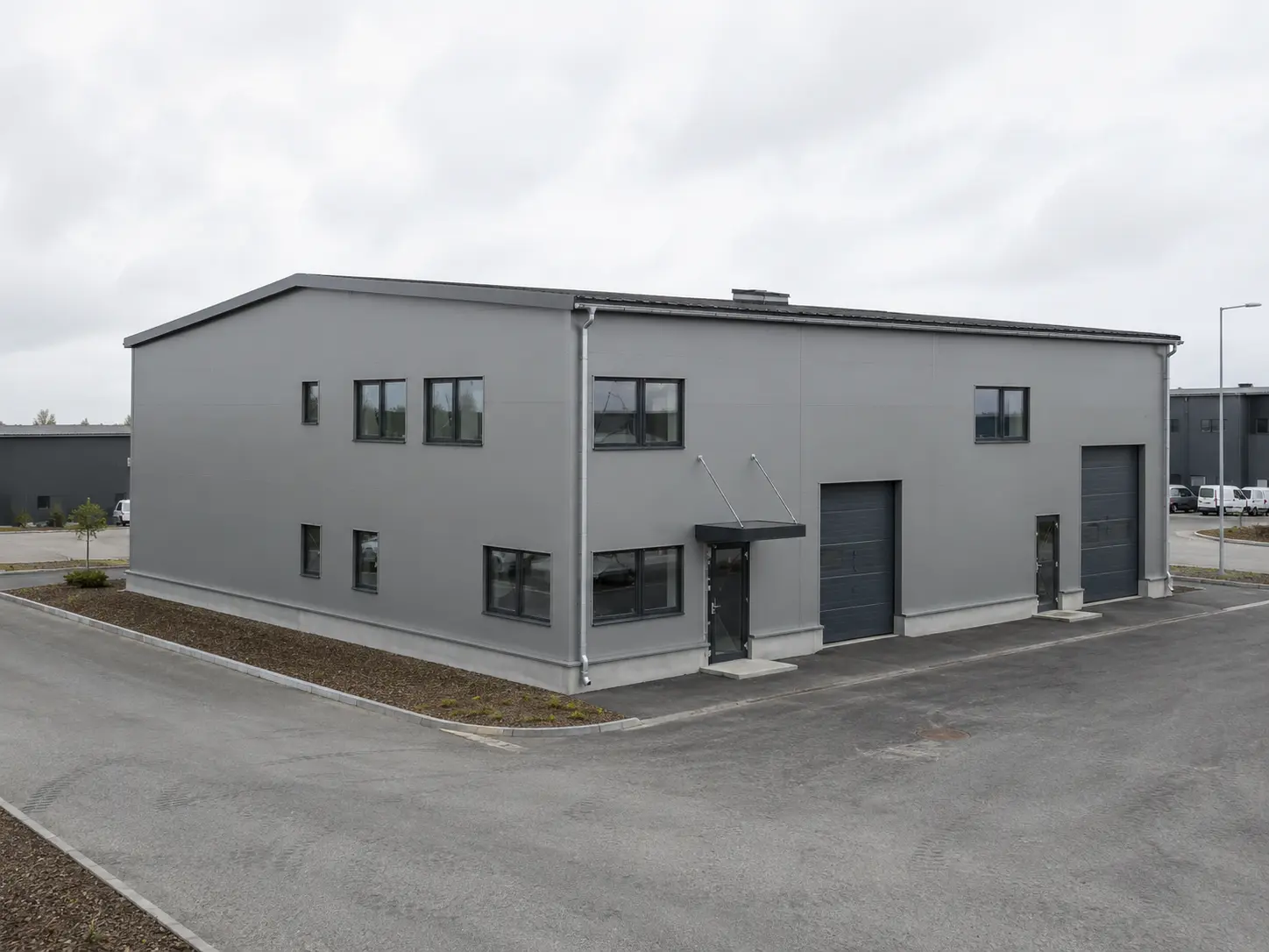 Tootmishoone tööstuspargis – Tootmishoone projekt
